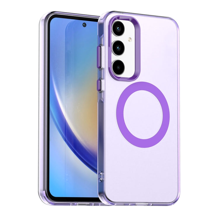 Custodia per telefono Candy Magsafe PC Hybrid TPU, For Samsung Galaxy A55 5G, For Samsung Galaxy A35 5G, For Samsung Galaxy A15 4G