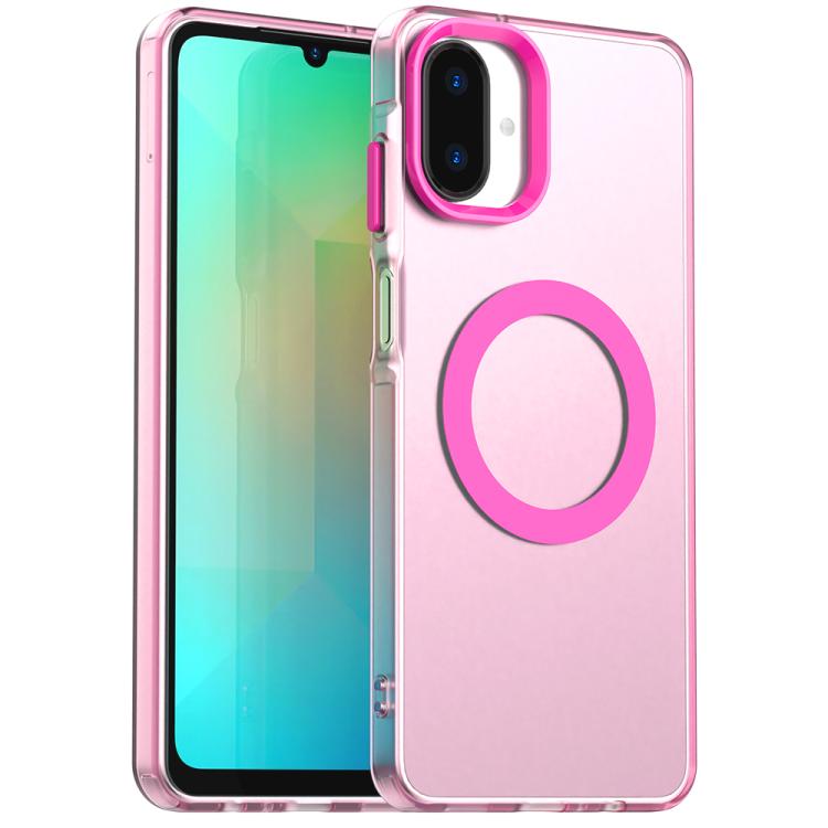 Custodia per telefono Candy Magsafe PC Hybrid TPU, For Samsung Galaxy A07 4G, For Samsung Galaxy A07 5G, For Samsung Galaxy A17 5G
