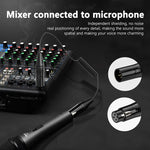 Cavo audio in rame puro schermato bilanciato a spirale per microfono, lunghezza: 0,5 m, XLR 3 Pin Male to XLR 3 Pin Female