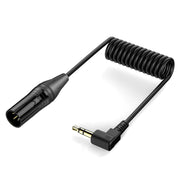 Cavo audio a spirale 3.5mm a XLR 0,5 m
