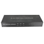 NK-BT88 4K 3x3 HDMI Video Wall Controller Processore di giunzione multischermo con telecomando, UK Plug, US Plug