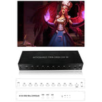 NK-BT88 4K 3x3 HDMI Video Wall Controller Processore di giunzione multischermo con telecomando, UK Plug, US Plug