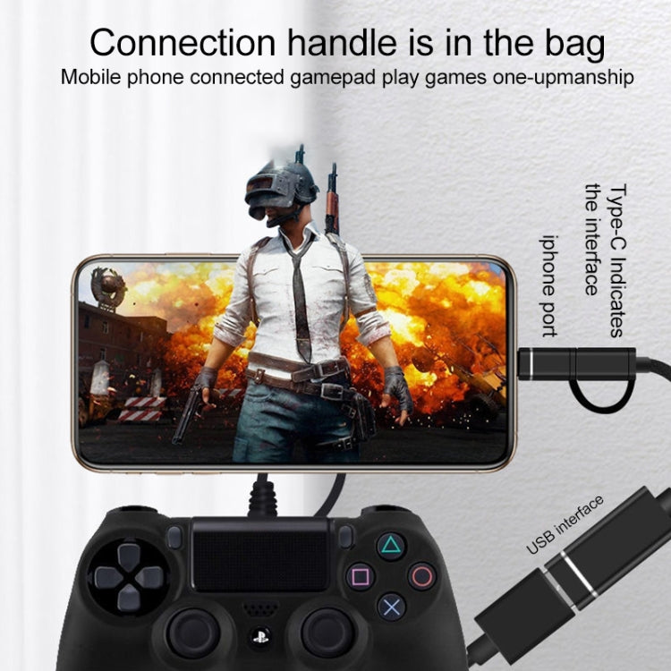 Adattatore OTG 3 in 1 USB femmina a Micro USB e Tipo C