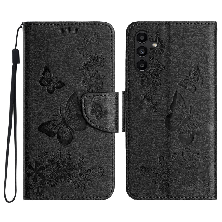 Custodia per telefono in pelle con stampa a farfalla, For Samsung Galaxy A17 4G / 5G, For Samsung Galaxy A36 / A56 5G, For Samsung Galaxy A16 / A26 5G