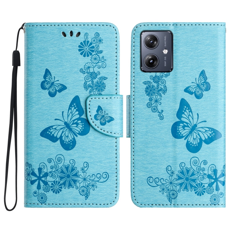 Custodia per telefono in pelle con stampa a farfalla, For Samsung Galaxy A06 4G