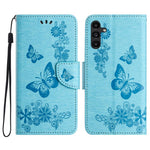 Custodia per telefono in pelle con stampa a farfalla, For Galaxy A57 5G, For Galaxy A37 5G, For Galaxy A27 5G