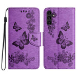 Custodia per telefono in pelle con stampa a farfalla, For Galaxy A57 5G, For Galaxy A37 5G, For Galaxy A27 5G