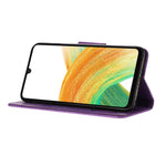 Custodia per telefono in pelle con stampa a farfalla, For Galaxy A57 5G, For Galaxy A37 5G, For Galaxy A27 5G