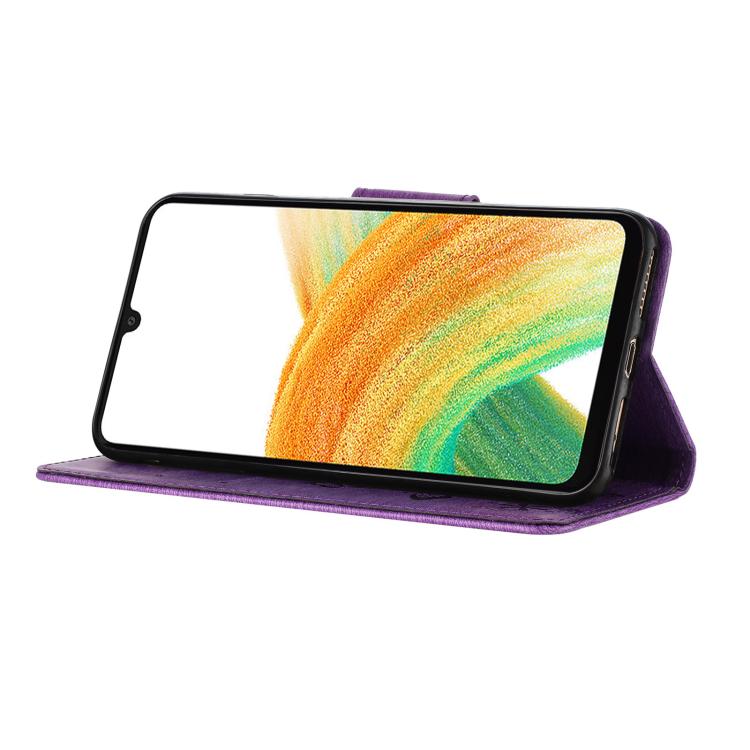 Custodia per telefono in pelle con stampa a farfalla, For Galaxy A57 5G, For Galaxy A37 5G, For Galaxy A27 5G