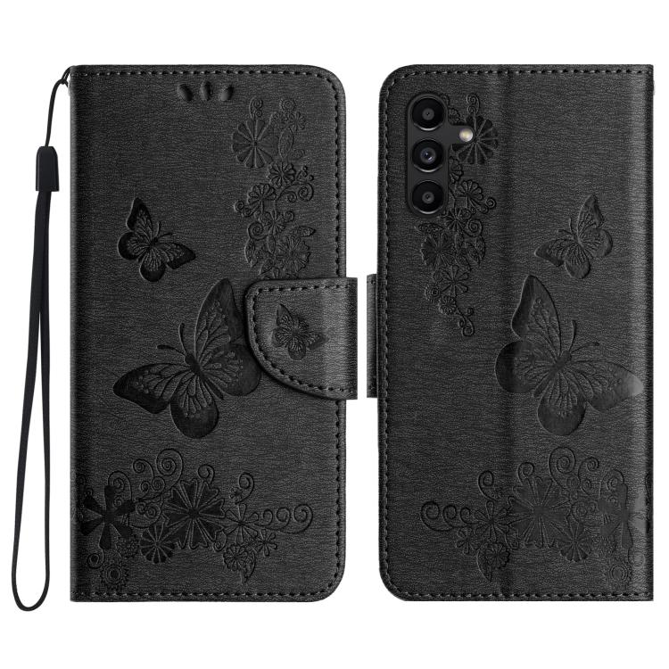 Custodia per telefono in pelle con stampa a farfalla, For Galaxy A57 5G, For Galaxy A37 5G, For Galaxy A27 5G