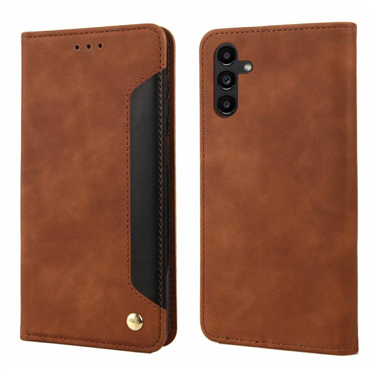 Custodia per telefono in pelle con effetto pelle, For Galaxy A57 5G, For Galaxy A37 5G, For Galaxy A27 5G, For Samsung Galaxy A17 4G / 5G