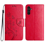 Custodia per telefono in pelle con motivo a farfalla e fiori, For Samsung Galaxy A17 4G / 5G, For Samsung Galaxy A56 5G, For Samsung Galaxy A16 / A26 5G