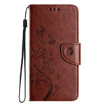 Custodia per telefono in pelle con motivo a farfalla e fiori, For Samsung Galaxy A36 5G, For Samsung Galaxy A06 4G