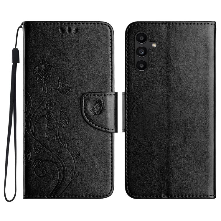 Custodia per telefono in pelle con motivo a farfalla e fiori, For Galaxy A57 5G, For Galaxy A37 5G, For Galaxy A27 5G