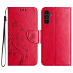 Custodia per telefono in pelle con motivo a farfalla e fiori, For Galaxy A57 5G, For Galaxy A37 5G, For Galaxy A27 5G