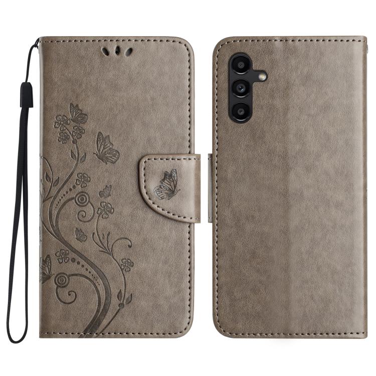 Custodia per telefono in pelle con motivo a farfalla e fiori, For Galaxy A57 5G, For Galaxy A37 5G, For Galaxy A27 5G