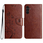 Custodia per telefono in pelle con motivo a farfalla e fiori, For Galaxy A57 5G, For Galaxy A37 5G, For Galaxy A27 5G