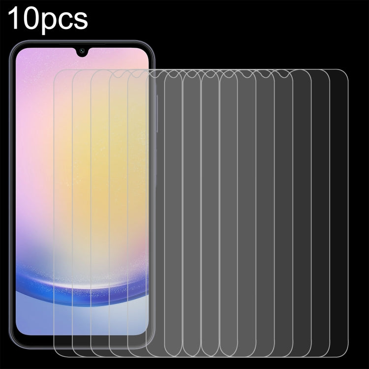 10 pezzi 0,26 mm 9H 2,5D pellicola in vetro temperato, For Samsung Galaxy A26 5G / M16 5G, For Samsung Galaxy A56 5G, For Samsung Galaxy M15 5G Prime, For Samsung Galaxy M05 / F05