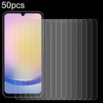 50 pezzi 0,26 mm 9H 2,5D pellicola in vetro temperato, For Samsung Galaxy A26 5G / M16 5G, For Samsung Galaxy A56 5G, For Samsung Galaxy M15 5G Prime, For Samsung Galaxy M05 / F05
