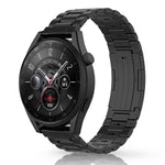 Cinturino per orologio in acciaio al titanio con sgancio rapido e tre perline stile bottone, For Huawei Watch GT 5 / GT 4 46mm