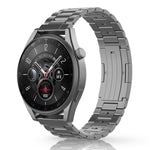 Cinturino per orologio in acciaio al titanio con sgancio rapido e tre perline stile bottone, For Huawei Watch GT 5 / GT 4 46mm