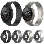 Cinturino per orologio in acciaio al titanio con sgancio rapido e tre perline stile bottone, For Huawei Watch GT 5 / GT 4 46mm
