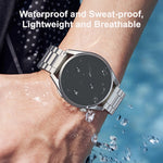 Cinturino per orologio in acciaio al titanio con sgancio rapido e tre perline stile bottone, For Huawei Watch GT 5 / GT 4 46mm