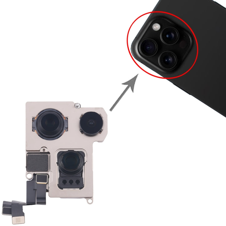 Rear camera, For iPhone 16 Pro Max, For iPhone 16 Plus, For iPhone 16