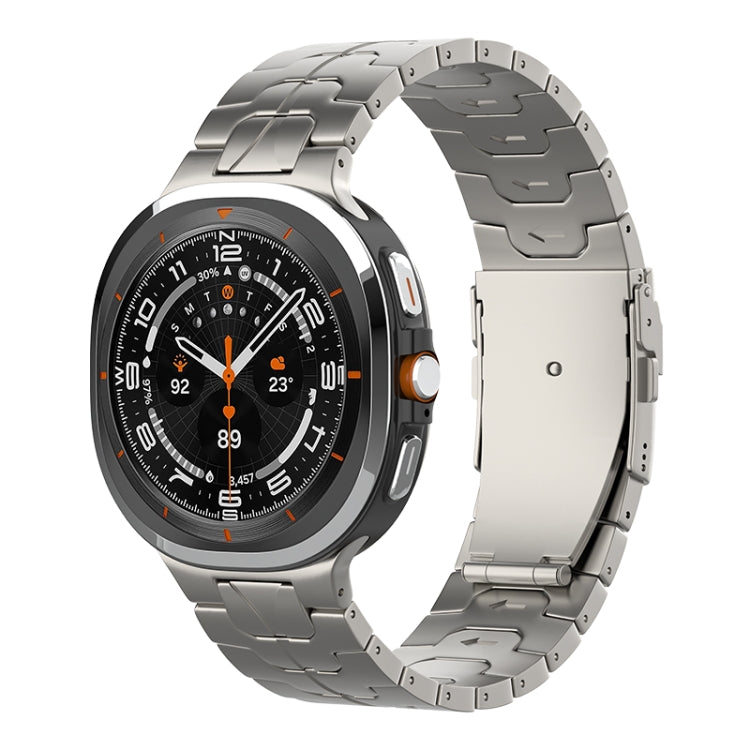 Cinturino per orologio in titanio puro con fibbia di sicurezza, For Samsung Galaxy Watch Ultra / Ultra 2025, For Samsung Galaxy Watch8 / Watch8 Classic