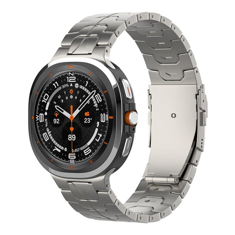 Cinturino per orologio in titanio puro con fibbia di sicurezza, For Samsung Galaxy Watch Ultra / Ultra 2025, For Samsung Galaxy Watch8 / Watch8 Classic