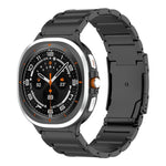 Cinturino per orologio in acciaio al titanio con fibbia a tartaruga a tre perle, For Samsung Galaxy Watch Ultra / Ultra 2025, For Samsung Galaxy Watch8 / Watch8 Classic