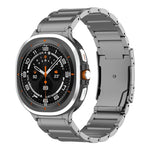 Cinturino per orologio in acciaio al titanio con fibbia a tartaruga a tre perle, For Samsung Galaxy Watch Ultra / Ultra 2025, For Samsung Galaxy Watch8 / Watch8 Classic