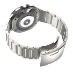 Cinturino per orologio in acciaio al titanio con fibbia a tartaruga a tre perle, For Samsung Galaxy Watch Ultra / Ultra 2025, For Samsung Galaxy Watch8 / Watch8 Classic