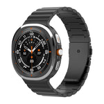 Cinturino per orologio in titanio puro con fibbia piatta a una perlina, For Samsung Galaxy Watch Ultra / Ultra 2025, For Samsung Galaxy Watch8 / Watch8 Classic