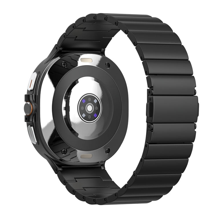 Cinturino per orologio in titanio puro con fibbia piatta a una perlina, For Samsung Galaxy Watch Ultra / Ultra 2025, For Samsung Galaxy Watch8 / Watch8 Classic