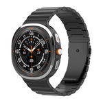 Cinturino per orologio in titanio puro con fibbia piatta a una perlina, For Samsung Galaxy Watch Ultra / Ultra 2025, For Samsung Galaxy Watch8 / Watch8 Classic