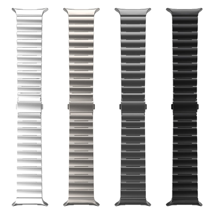 Cinturino per orologio in titanio puro con fibbia piatta a una perlina, For Samsung Galaxy Watch Ultra / Ultra 2025, For Samsung Galaxy Watch8 / Watch8 Classic