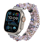 Cinturino per orologio con catena a nappa di diamanti colorati, For Apple Watch 46mm / 49mm / 45mm / 44mm, For Apple Watch 42mm / 41mm / 40mm / 38mm