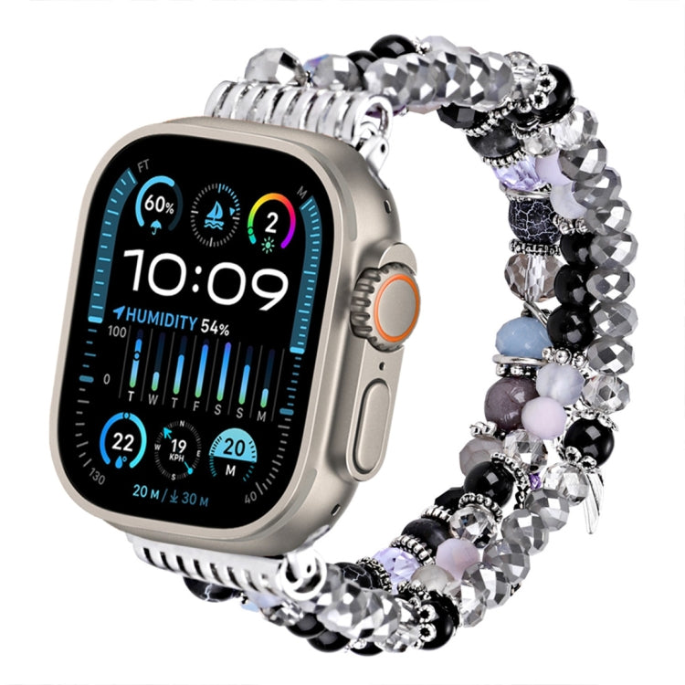 Cinturino per orologio con catena a nappa di diamanti colorati, For Apple Watch 46mm / 49mm / 45mm / 44mm, For Apple Watch 42mm / 41mm / 40mm / 38mm