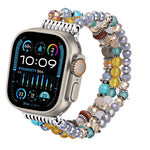 Cinturino per orologio con catena a nappa di diamanti colorati, For Apple Watch 46mm / 49mm / 45mm / 44mm, For Apple Watch 42mm / 41mm / 40mm / 38mm