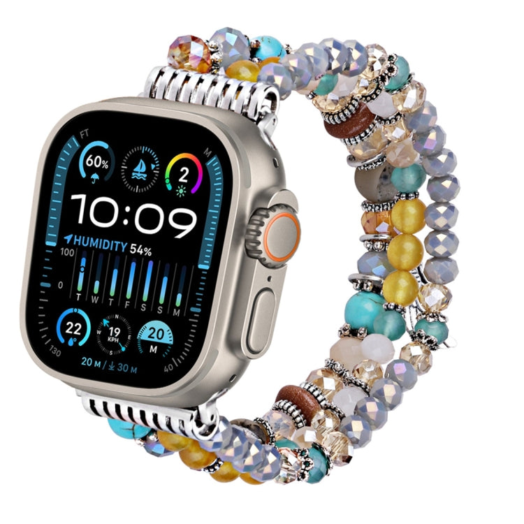 Cinturino per orologio con catena a nappa di diamanti colorati, For Apple Watch 46mm / 49mm / 45mm / 44mm, For Apple Watch 42mm / 41mm / 40mm / 38mm