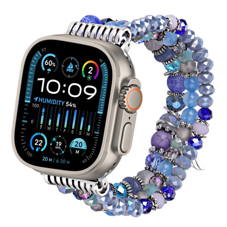 Cinturino per orologio con catena a nappa di diamanti colorati, For Apple Watch 46mm / 49mm / 45mm / 44mm, For Apple Watch 42mm / 41mm / 40mm / 38mm