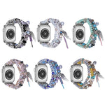 Cinturino per orologio con catena a nappa di diamanti colorati, For Apple Watch 46mm / 49mm / 45mm / 44mm, For Apple Watch 42mm / 41mm / 40mm / 38mm