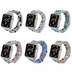Cinturino per orologio con catena a nappa di diamanti colorati, For Apple Watch 46mm / 49mm / 45mm / 44mm, For Apple Watch 42mm / 41mm / 40mm / 38mm