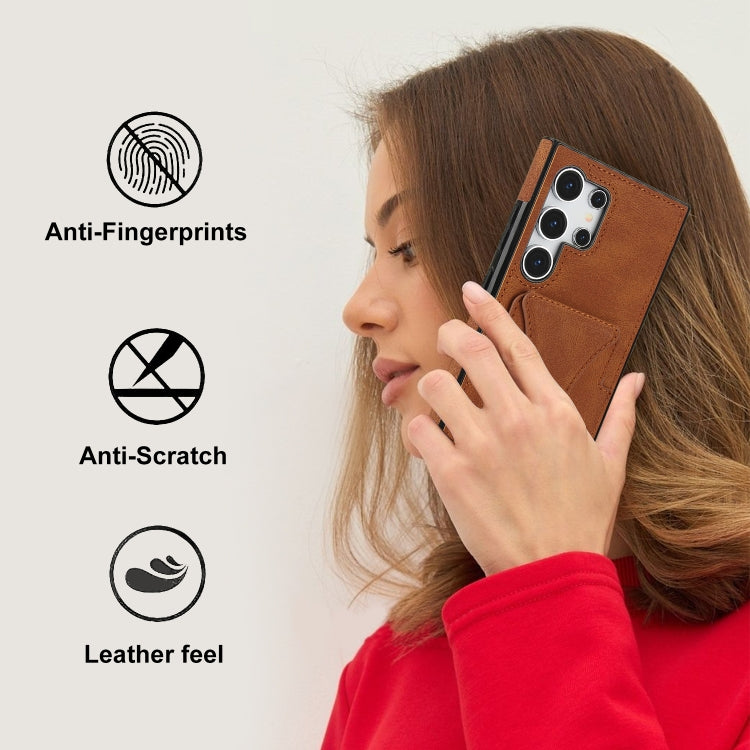 Custodia protettiva antiurto ultrasottile per telefono con supporto, For Samsung Galaxy S24 Ultra 5G, For Samsung Galaxy S24+ 5G, For Samsung Galaxy S24 5G