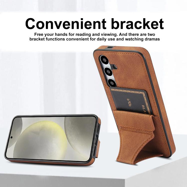 Custodia protettiva antiurto ultrasottile per telefono con supporto, For Samsung Galaxy S26+ 5G, For Samsung Galaxy S26 Ultra 5G, For Samsung Galaxy S26 5G, For Samsung Galaxy S24 FE 5G