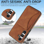 Custodia protettiva antiurto ultrasottile per telefono con supporto, For Samsung Galaxy S26+ 5G, For Samsung Galaxy S26 Ultra 5G, For Samsung Galaxy S26 5G, For Samsung Galaxy S24 FE 5G