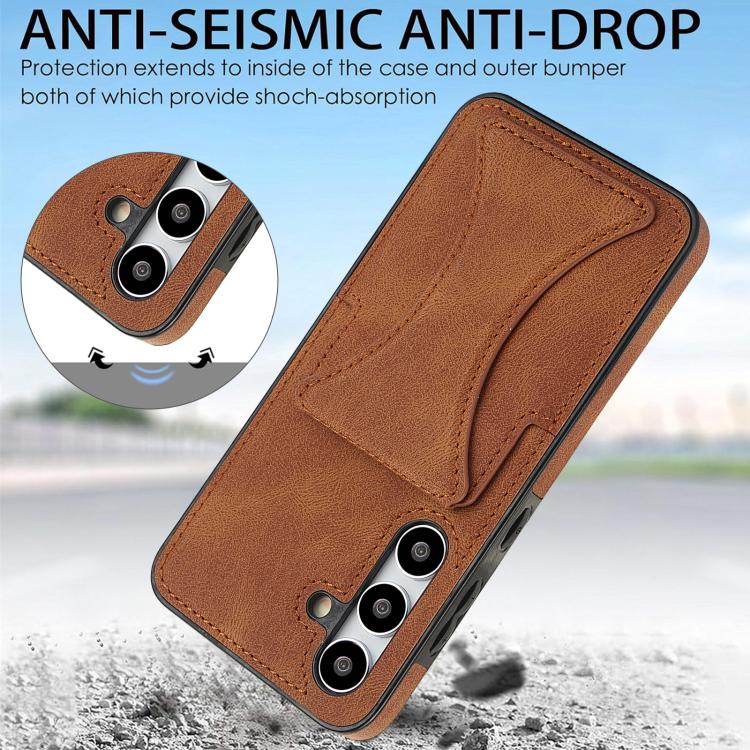 Custodia protettiva antiurto ultrasottile per telefono con supporto, For Samsung Galaxy S26+ 5G, For Samsung Galaxy S26 Ultra 5G, For Samsung Galaxy S26 5G, For Samsung Galaxy S24 FE 5G