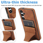 Custodia protettiva antiurto ultrasottile per telefono con supporto, For Samsung Galaxy S26+ 5G, For Samsung Galaxy S26 Ultra 5G, For Samsung Galaxy S26 5G, For Samsung Galaxy S24 FE 5G