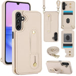 Custodia per telefono con cinturino verticale a portafoglio e cordino lungo, For Samsung Galaxy S26+ 5G, For Samsung Galaxy S26 Ultra 5G, For Samsung Galaxy S26 5G, For Samsung Galaxy S25+ 5G